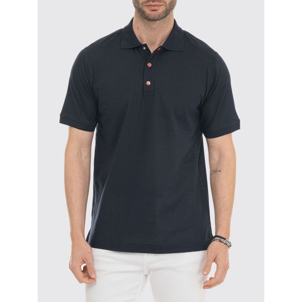 Kiton Polo Shirt Men Blue